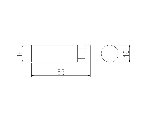 Крючок Rav Slezak Colorado COA0103/55 Хром