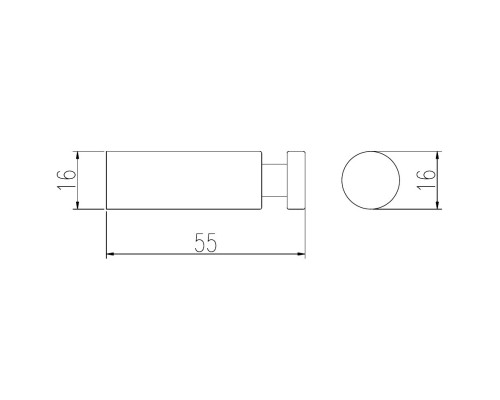 Крючок Rav Slezak Colorado COA0103/55 Хром