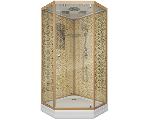 Душевая кабина Niagara Lux 100x100 NG-7702DG без гидромассажа