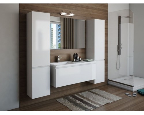 Шкаф пенал Эстет Dallas Luxe 40 L ФР-00001948 подвесной Белый