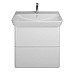 Тумба с раковиной Burgbad Iveo 80 SFEN080F2833G0161C0001*1 подвесная Белая глянцевая