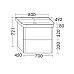 Тумба с раковиной Burgbad Iveo 80 SFEN080F2833G0161C0001*1 подвесная Белая глянцевая