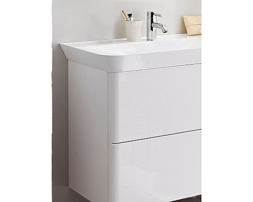 Тумба с раковиной Burgbad Iveo 80 SFEN080F2833G0161C0001*1 подвесная Белая глянцевая Тумба с раковиной Burgbad Iveo 80 SFEN080F2833G0161C0001*1 подвесная Белая глянцевая