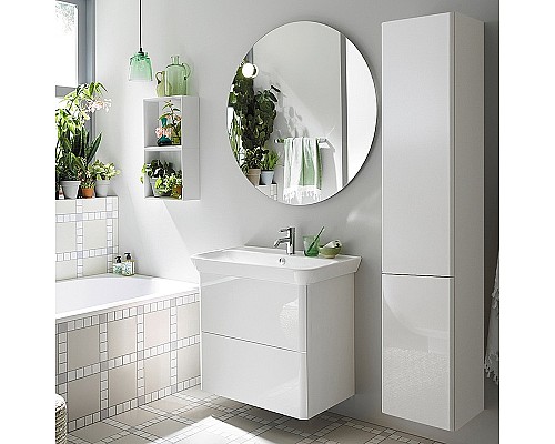 Тумба с раковиной Burgbad Iveo 80 SFEN080F2833G0161C0001*1 подвесная Белая глянцевая Тумба с раковиной Burgbad Iveo 80 SFEN080F2833G0161C0001*1 подвесная Белая глянцевая