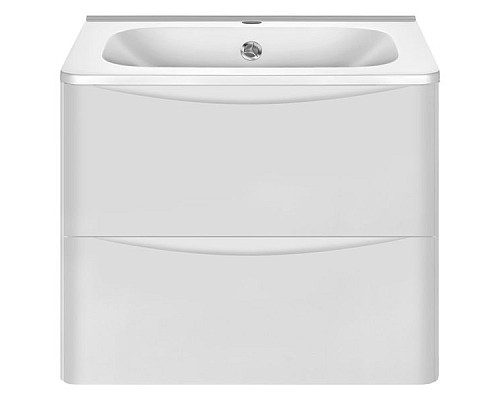 Тумба под раковину Vincea Paola VMC-2P600GW подвесная G.White