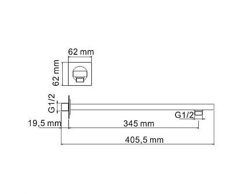 Душевая система WasserKRAFT A71207 Золото
