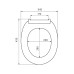 Сиденье для унитаза белое IDDIS