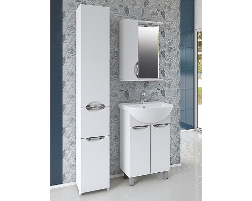 Зеркало со шкафом Vigo Callao 70 L z.CAL.70.L.El с подсветкой Белое