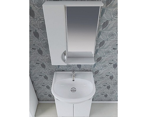 Зеркало со шкафом Vigo Callao 70 L z.CAL.70.L.El с подсветкой Белое