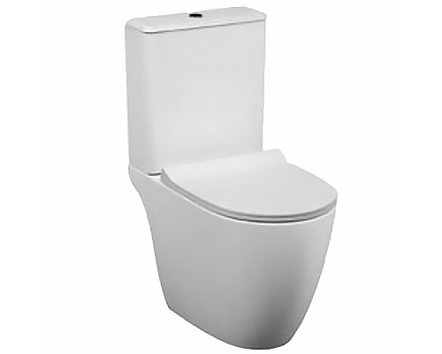 Напольный унитаз компакт VitrA Sento 9830B003-7204 с сиденьем микролифтом Напольный унитаз компакт VitrA Sento 9830B003-7204 с сиденьем микролифтом