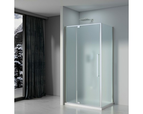 Душевой уголок Black&White Stellar Wind S812 CF 90x90 Хром