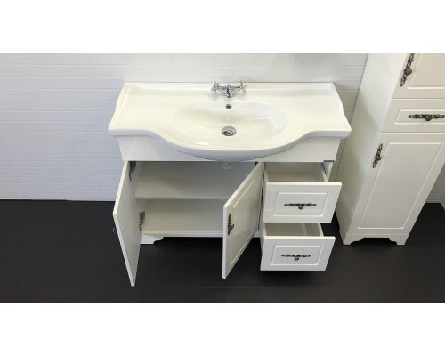 Тумба с раковиной Comforty Севилья 100 Слоновая кость