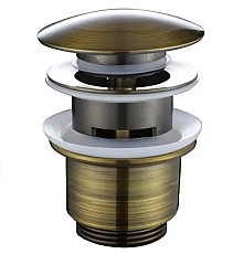 Донный клапан Margaroli 304LOB click-clack Бронза