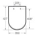 Крышка-сиденье Roca Gap Clean Rim 801730004