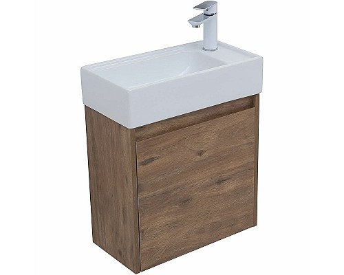 Тумба под раковину Aquanet Nova Lite 50 298855 подвесная Дуб рустикальный