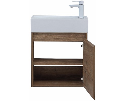 Тумба под раковину Aquanet Nova Lite 50 298855 подвесная Дуб рустикальный