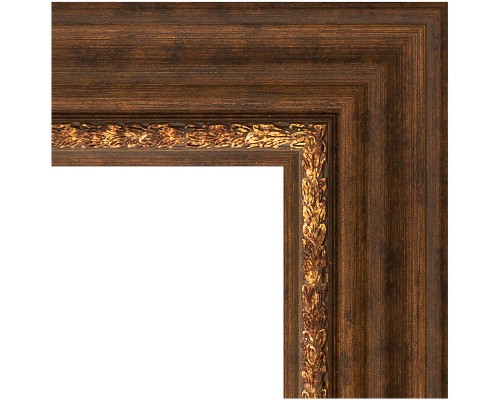 Зеркало Evoform Exclusive-G 158х76 BY 4277 с гравировкой в багетной раме - Римская бронза 88 мм