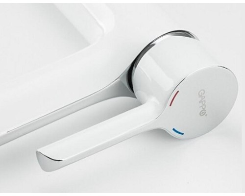 Смеситель для раковины Gappo G03-8 G1003-18 Белый Хром
