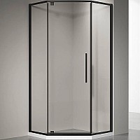 Душевой уголок Veconi Rovigo RV-35B 80х80 RV35B-80-01-C7 Черный матовый