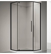 Душевой уголок Veconi Rovigo RV-35B 80х80 RV35B-80-01-C7 Черный матовый