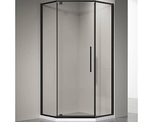 Душевой уголок Veconi Rovigo RV-35B 80х80 RV35B-80-01-C7 Черный матовый