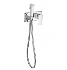 Смеситель встраиваемый с гигиеническим душем Grocenberg GB004 Хром