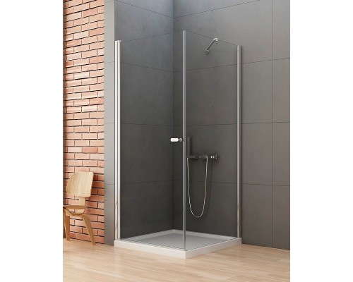 Душевое ограждение NEW TRENDY NEW SOLEO 70x70x195 (хром)