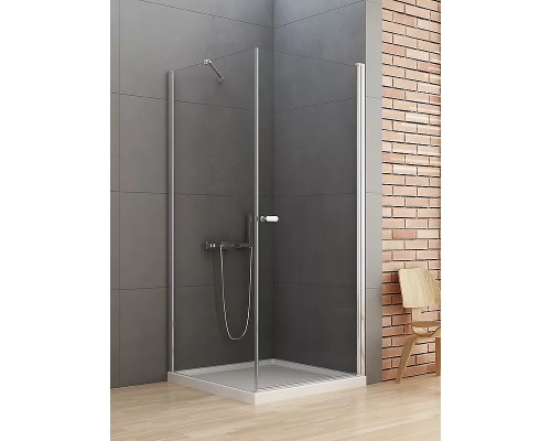 Душевое ограждение NEW TRENDY NEW SOLEO 70x70x195 (хром)