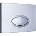 Клавиша смыва Logan Oval 297678 Хром матовый