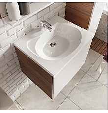 Умывальник Ravak ROSA 600 XJ201160000 с переливом прямоугольный 