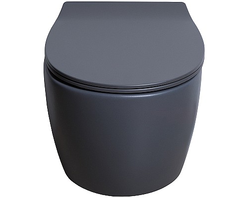 Унитаз Allen Brau Fantasy 4.11004.AN подвесной Антрацит без сиденья