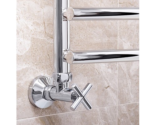 ВЕНТИЛЬ ЗАПОРНЫЙ УГЛОВОЙ КРЕСТ 3/4" x 1" г/г ZZ-4706 (4706SCH1005)