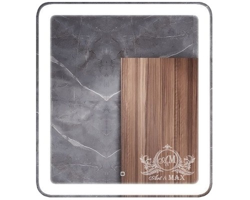 Зеркало Art&Max Latina AM-Lat-750-800-DS-F с подсветкой с сенсорным выключателем