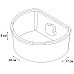 Полка корзина Grampus Element GR-7325 Белая