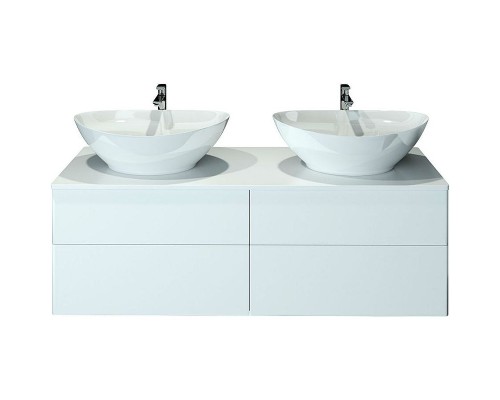 Тумба под раковину Orange Otto Ot-130TuSTONE подвесная Белый глянцевый