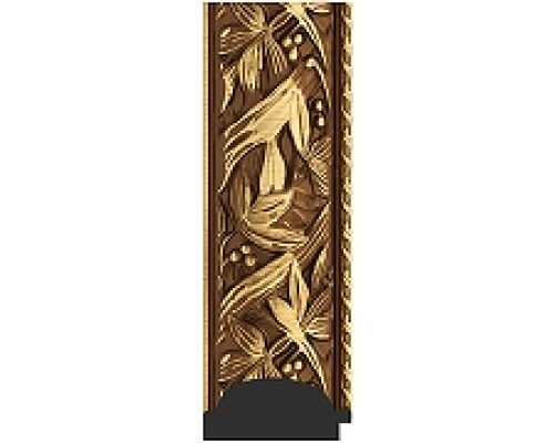 Зеркало Evoform Exclusive 119х59 BY 3493 с фацетом в багетной раме - Византия золото 99 мм