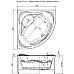 Акриловая ванна Aquanet Malta New 150x150 204003