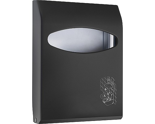 Диспенсер туалетных подкладок Nofer Black 04028.N Черный матовый