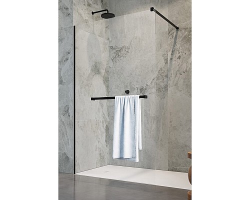 Дверь Furo DWJ Black 572x200 прозрачное 8 мм правая 1/2 10107572-54-01R