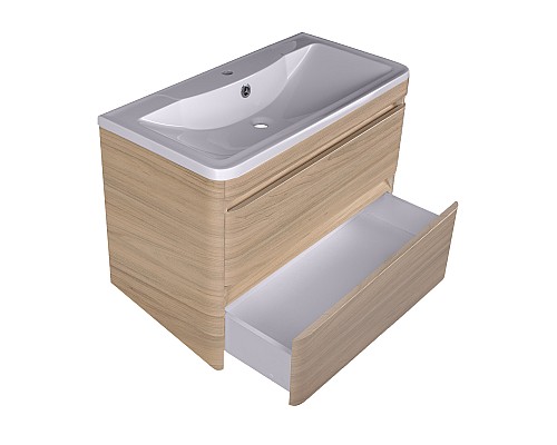 Тумба под раковину подвесная Style Line Атлантика 90 СС-00002219 перламутр