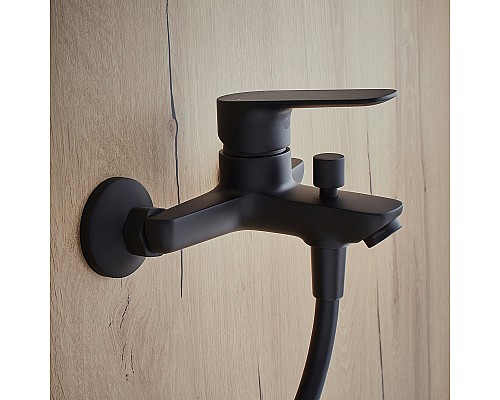 Смеситель для ванны Jacob Delafon Oscar E29844-BL Черный матовый