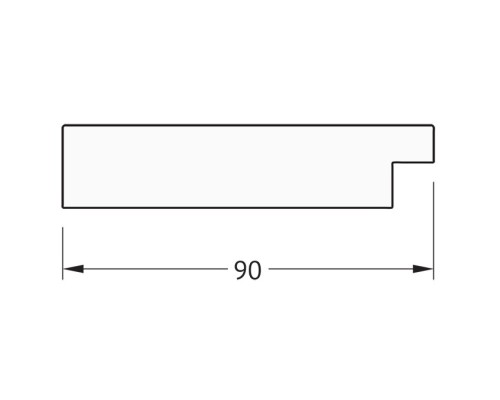Зеркало Evoform Definite 80х80 BY 3248 в багетной раме - Бронзовая лава 90 мм