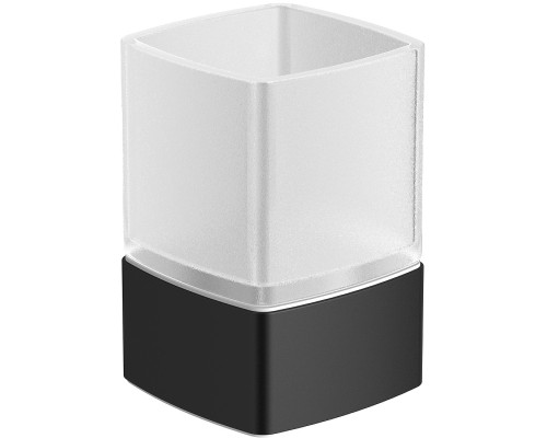 Стакан для зубных щеток Langberger Black Edition 11313A-BP Черный матовый