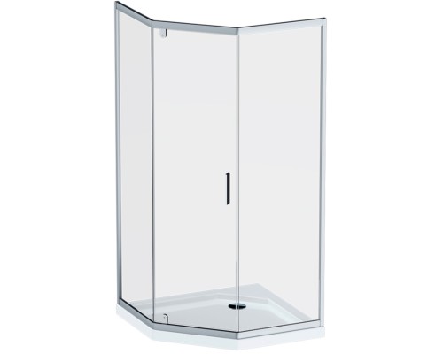 Душевой уголок AM.PM Gem 90x90 W90G-405-090MT профиль Хром матовый стекло прозрачное