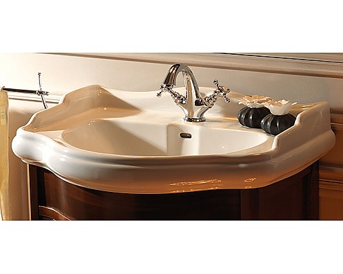 Раковина Kerasan Retro 104601 69 см, белый, на 1 отверстие