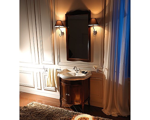 Раковина Kerasan Retro 104601 69 см, белый, на 1 отверстие