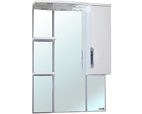 Зеркало со шкафом Bellezza Лагуна 85 R 4612114001017 с подсветкой R Белое