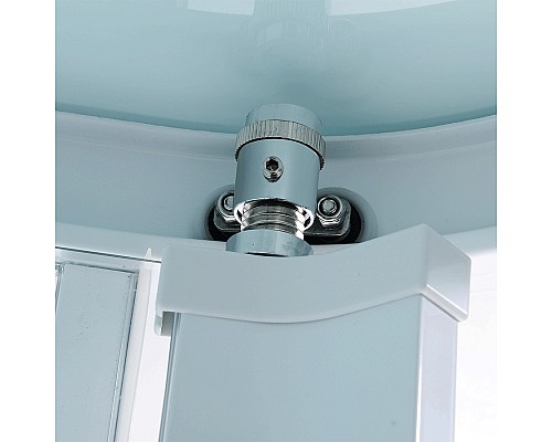 Душевая кабина Orans 130x90 L 86155l0 с гидромассажем профиль Белый задние стенки Белые