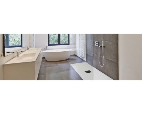 Поддон литьевой Flow ЧЕРНЫЙ 1000x900 GOOD DOOR