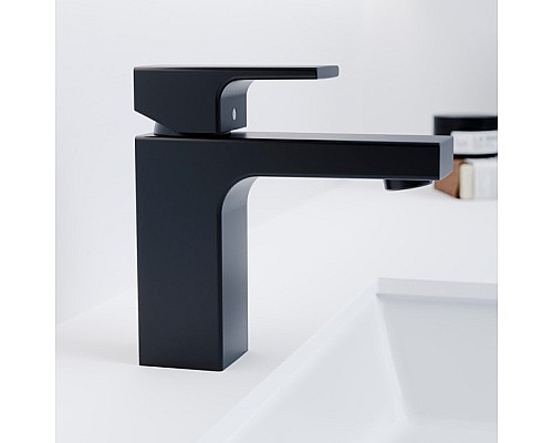 Смеситель для раковины Hansgrohe Vernis Shape 71569670 Черный матовый